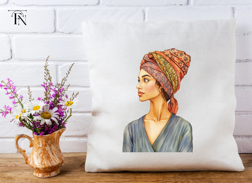 Elegant Women in Turban Clipart Bundle