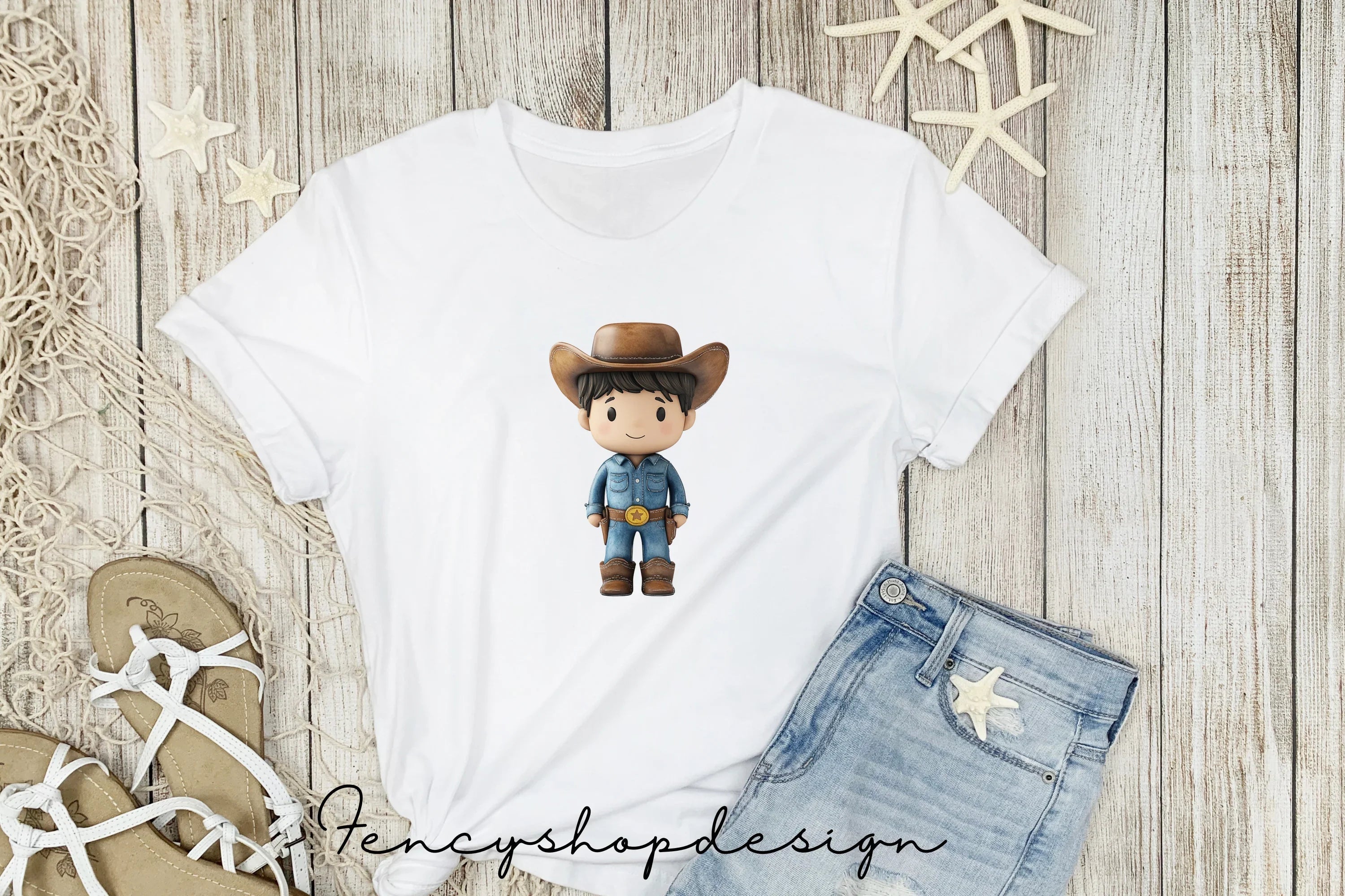 Cute Cowboy Clipart Bundle