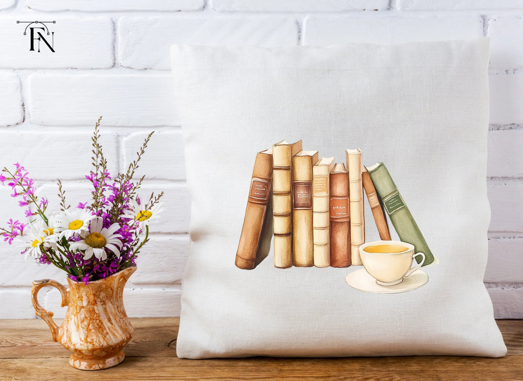 Books and Tea Clipart Bundle