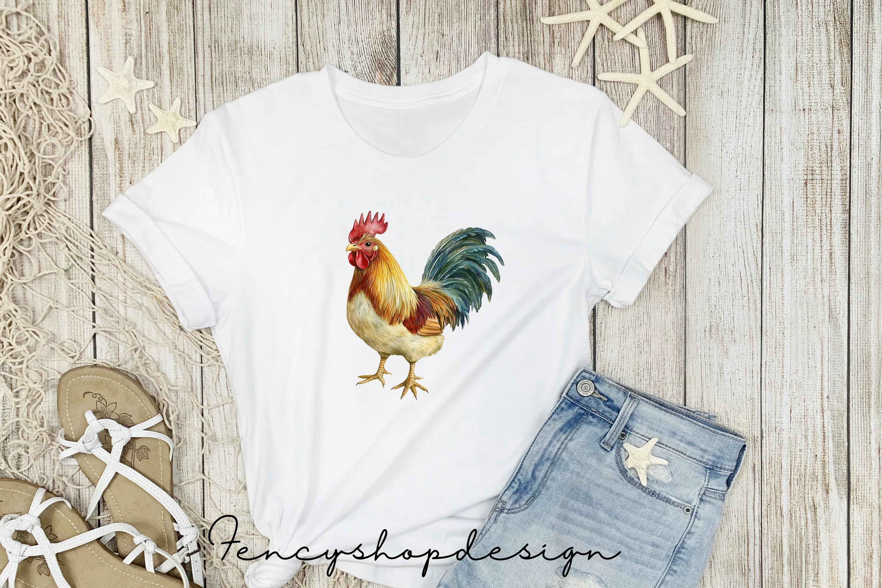 Rooster Clipart Bundle