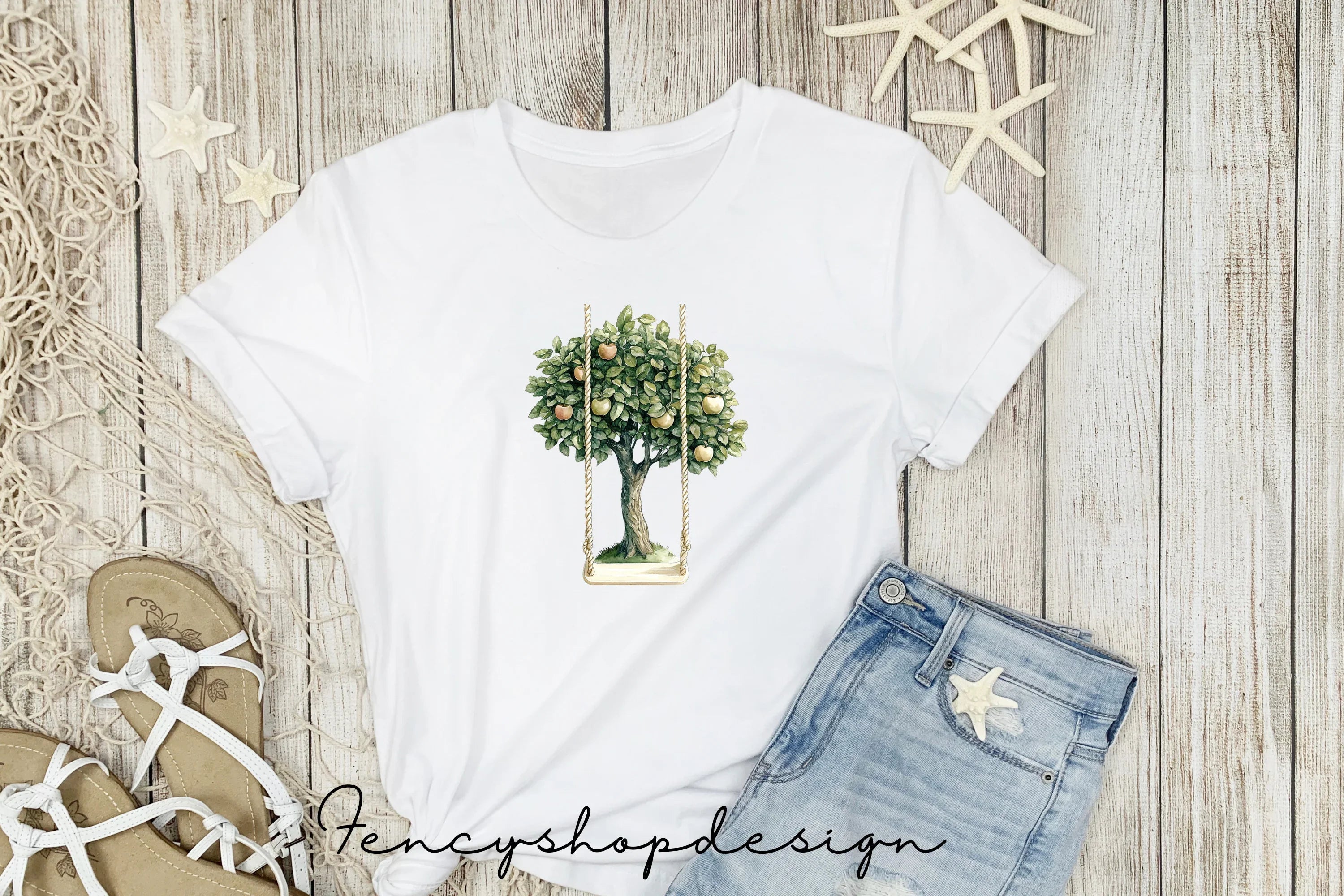 Tree Swings Clipart Bundle