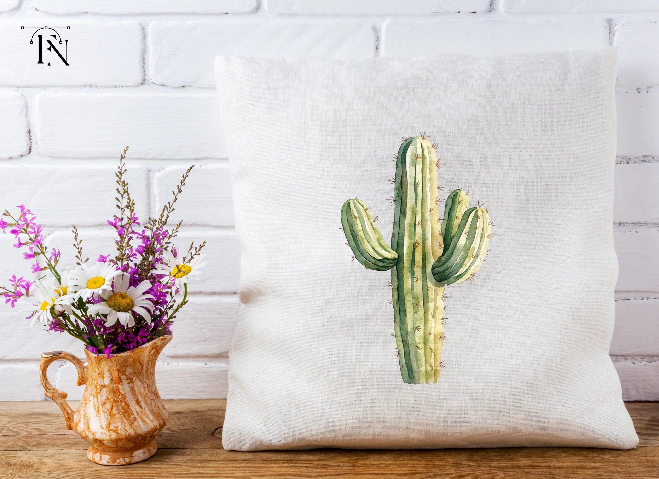 Saguaro Cactus Clipart Bundle