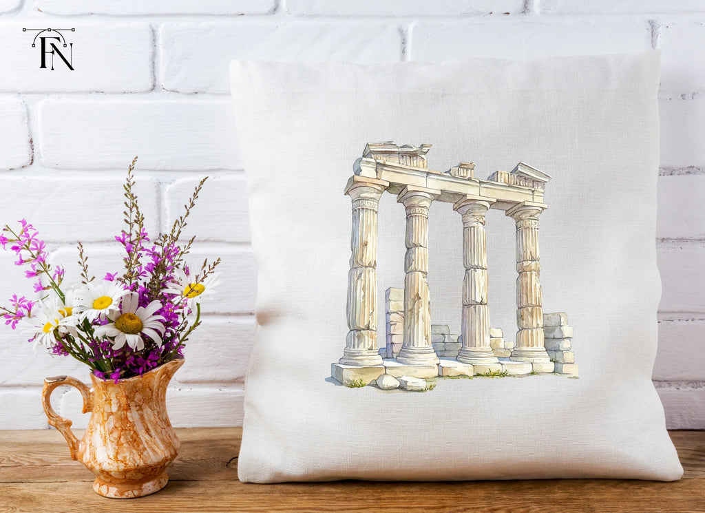 Ancient Roman and Greek Columns Clipart Bundle