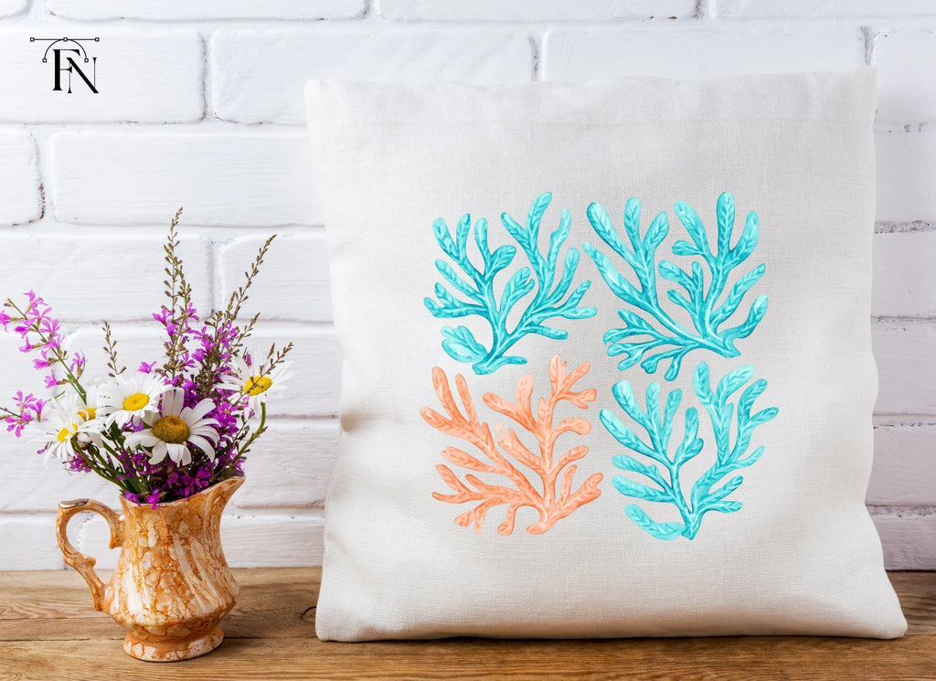 Coral Branches Clipart Bundle