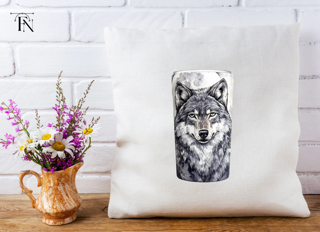 Wolf Tumbler Clipart Bundle