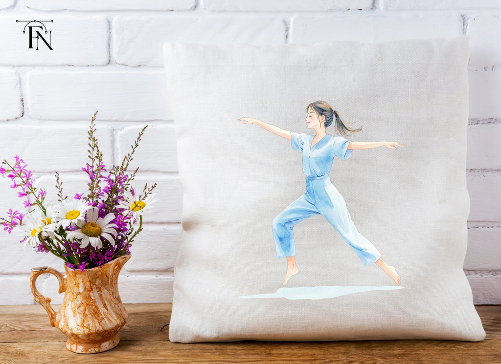 Yoga Pose Woman Clipart Bundle