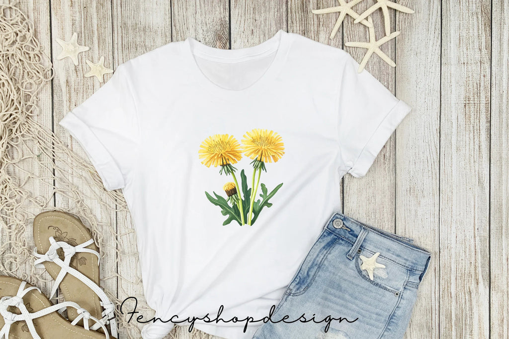 Vibrant Dandelion Clipart Bundle