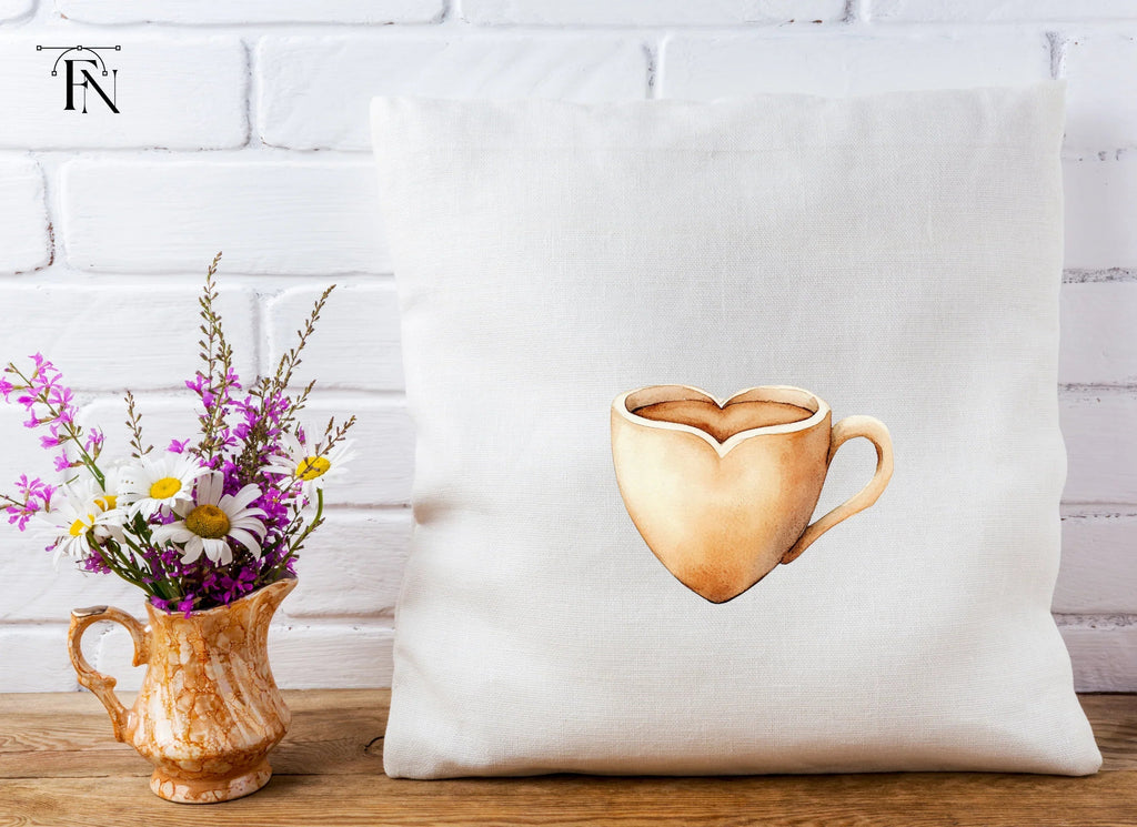 Heart Coffee Mug Clipart Bundle