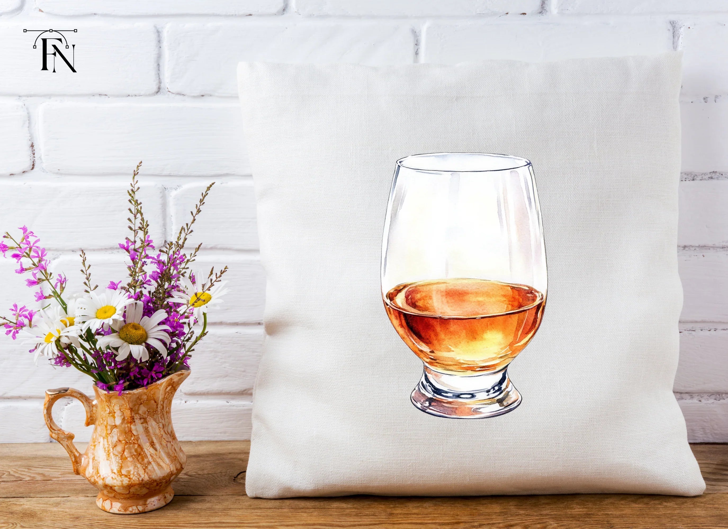 Whiskey Glass Clipart Bundle