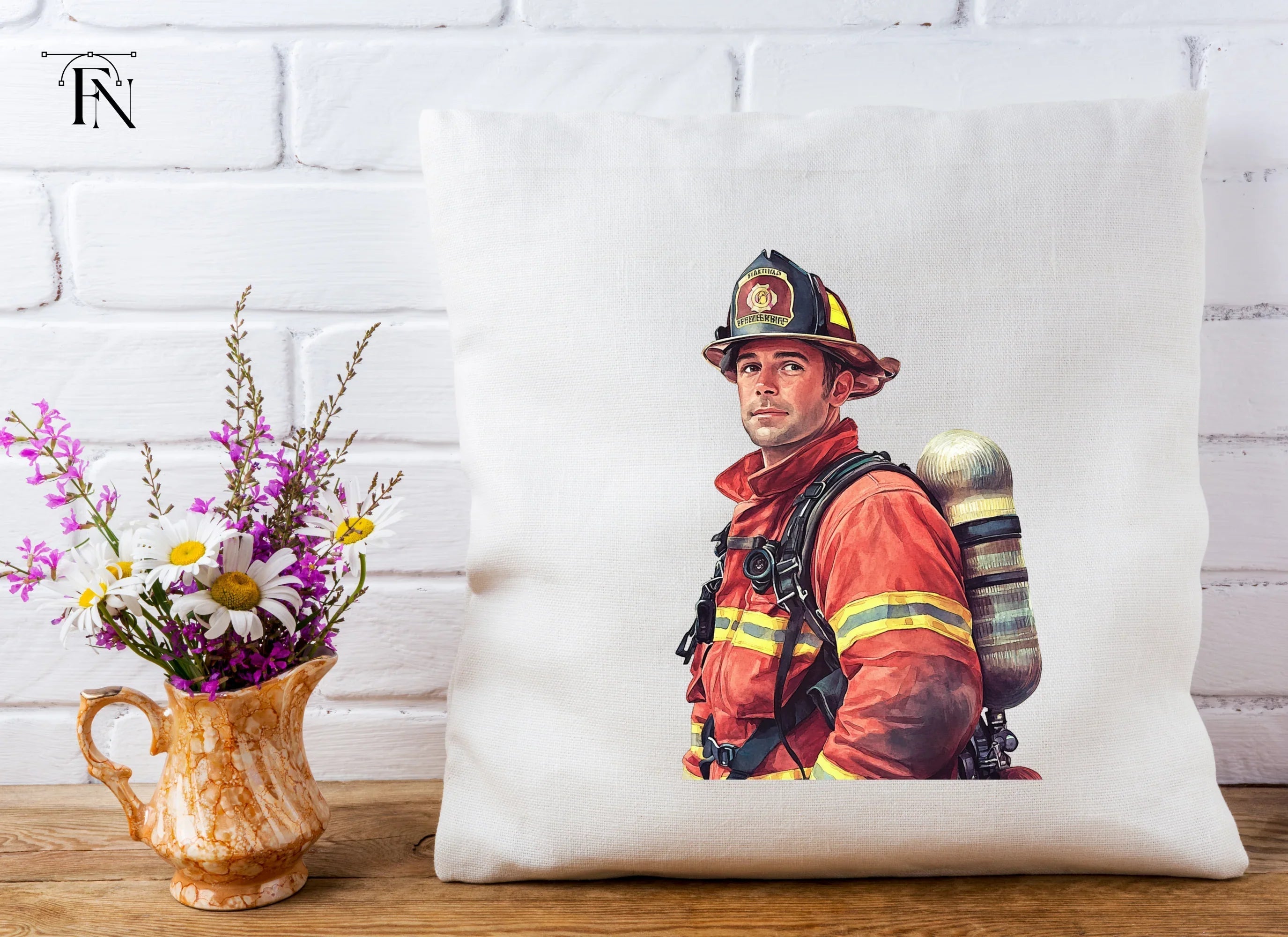 Brave Firefighter Clipart Bundle