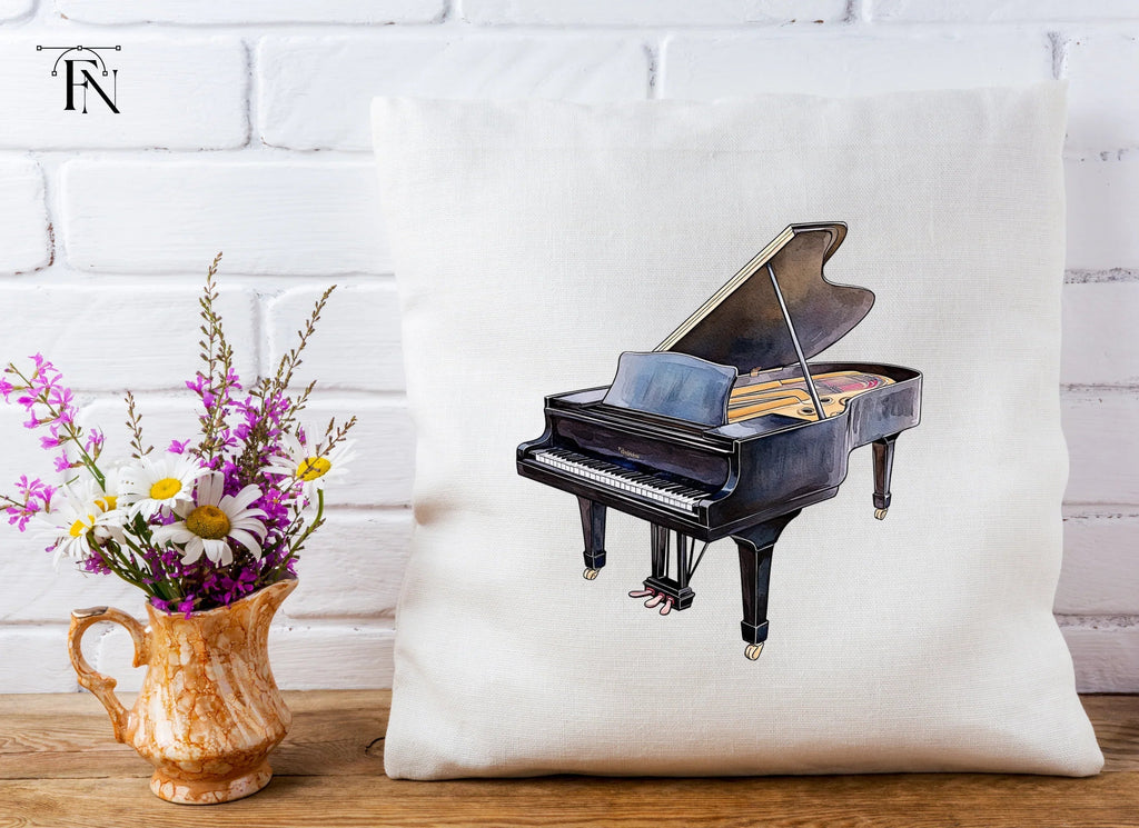 Elegant Grand Piano Clipart Bundle