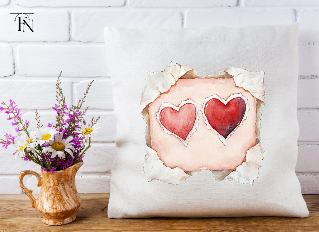 Torn Heart Clipart Bundle