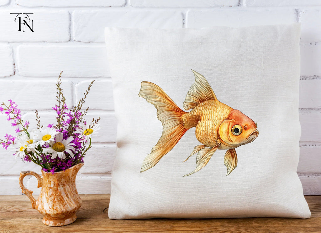 Elegant Goldfish Clipart Bundle