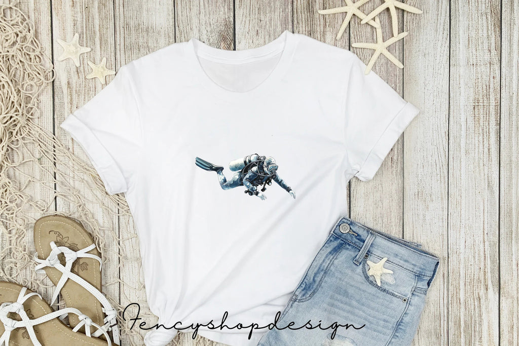 Scuba Diver Clipart Bundle