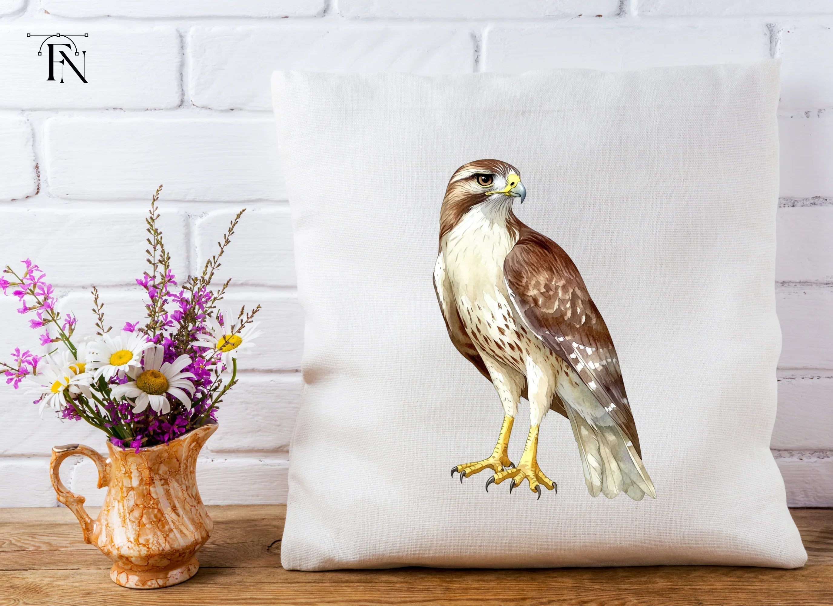 Majestic Red Tailed Hawk Clipart Bundle