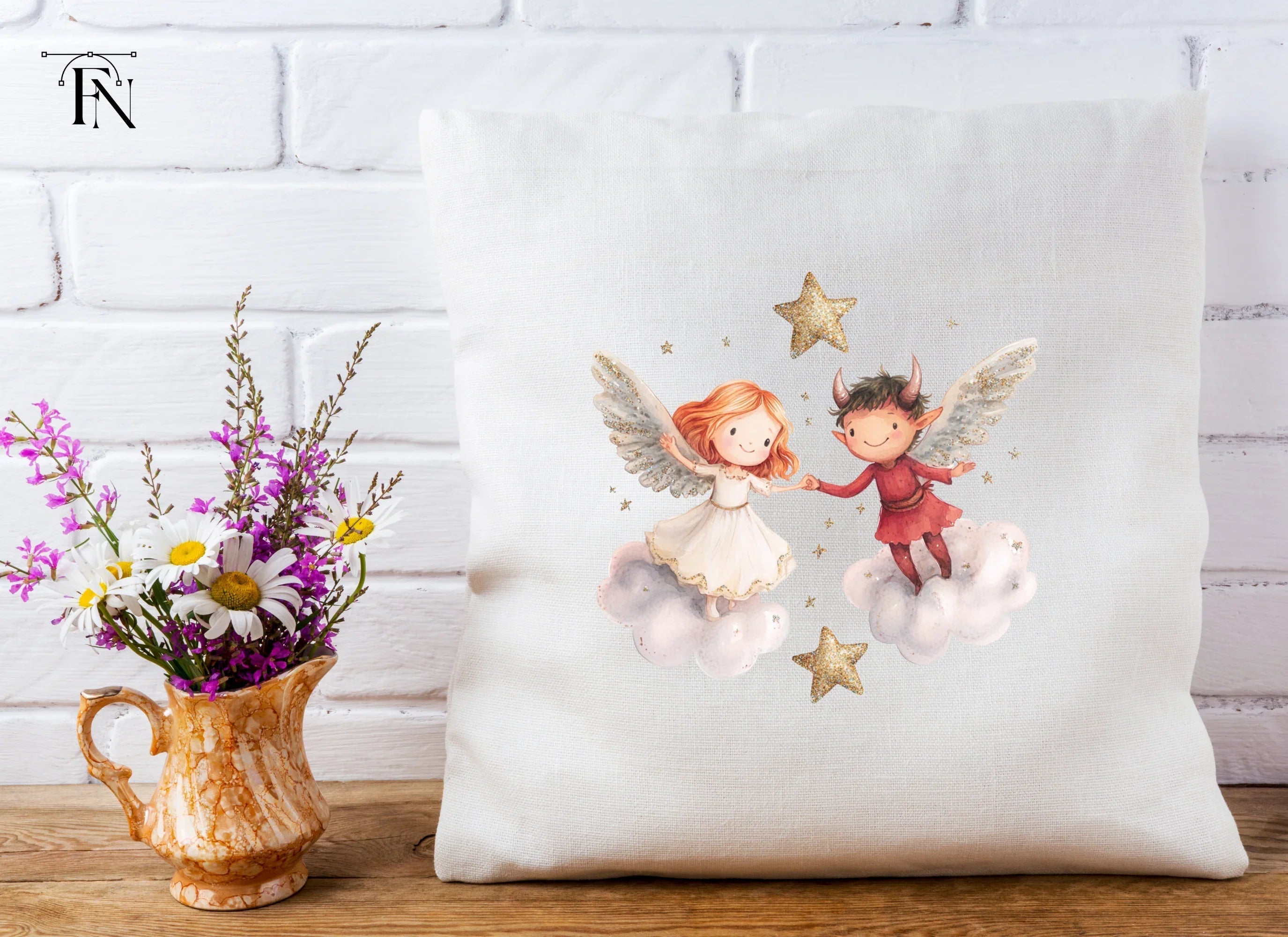 Angels and Devils Clipart Bundle