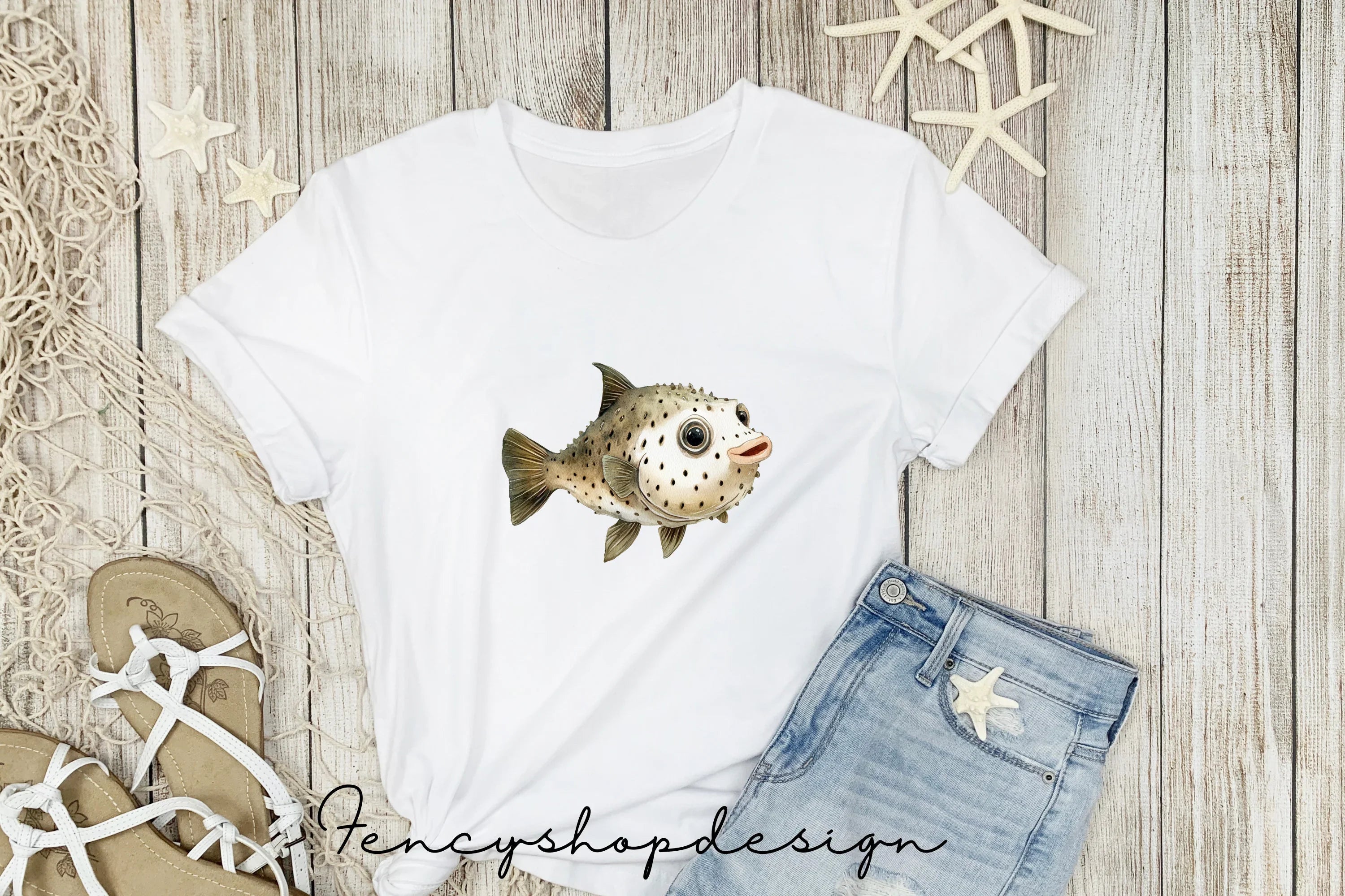 Cute Cartoon Fish Clipart Bundle