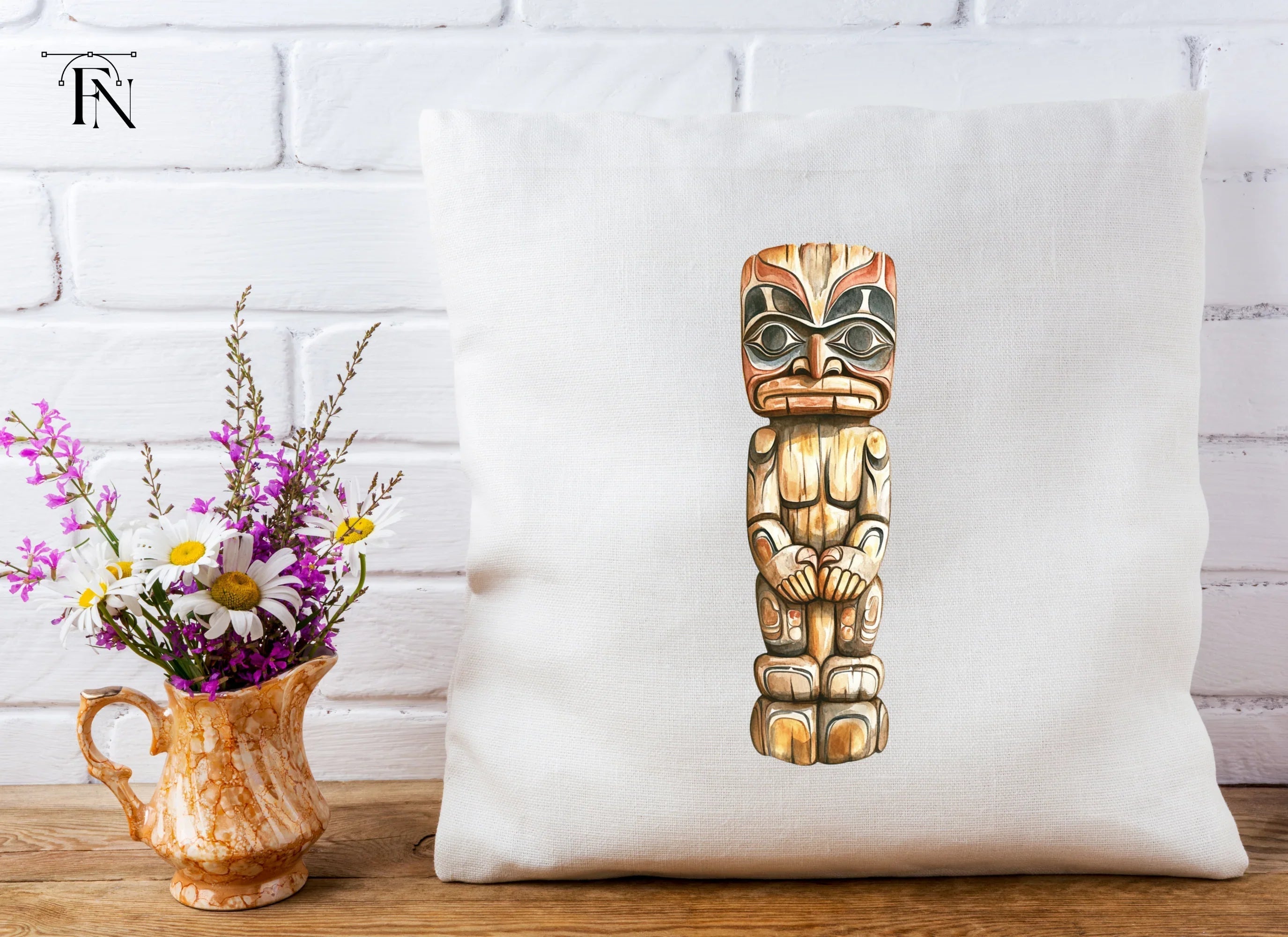 Native American Totem Pole Clipart Bundle