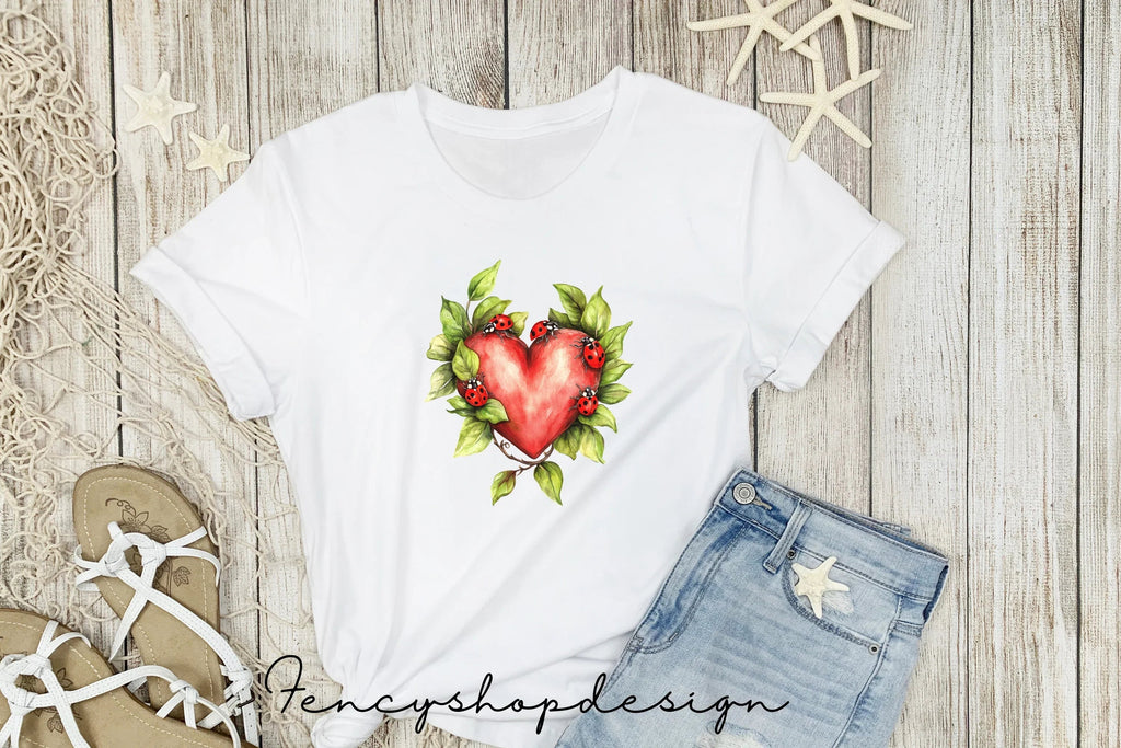Whimsical Hearts Elves Butterflies Clipart Bundle
