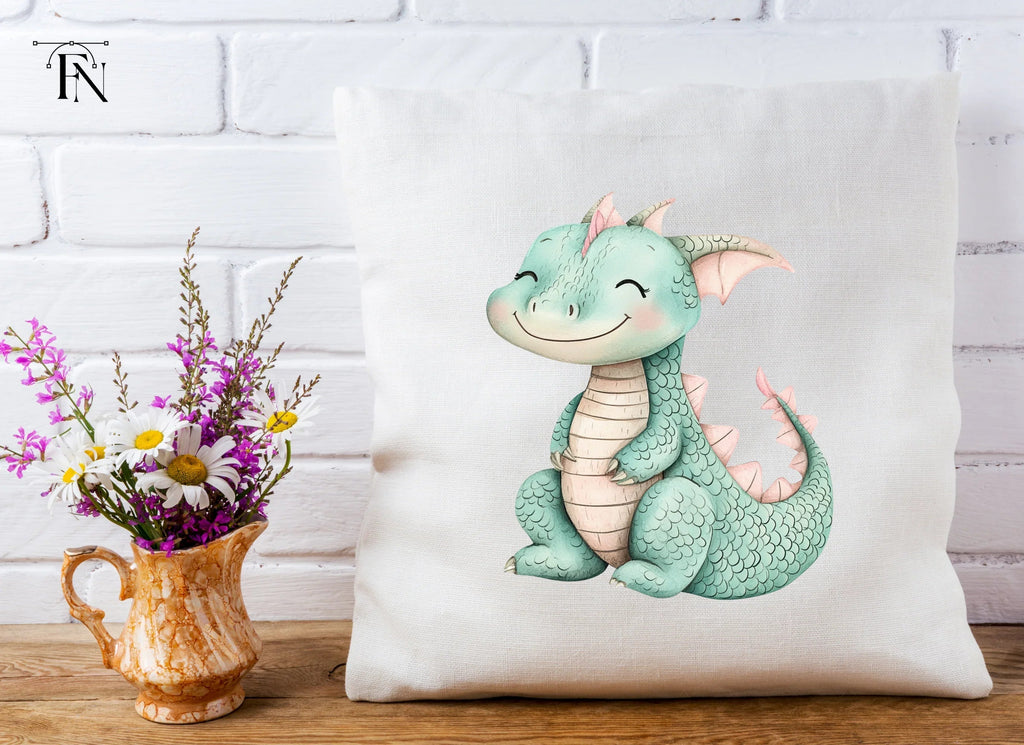 Adorable Cartoon Dragon Illustrations Clipart Bundle
