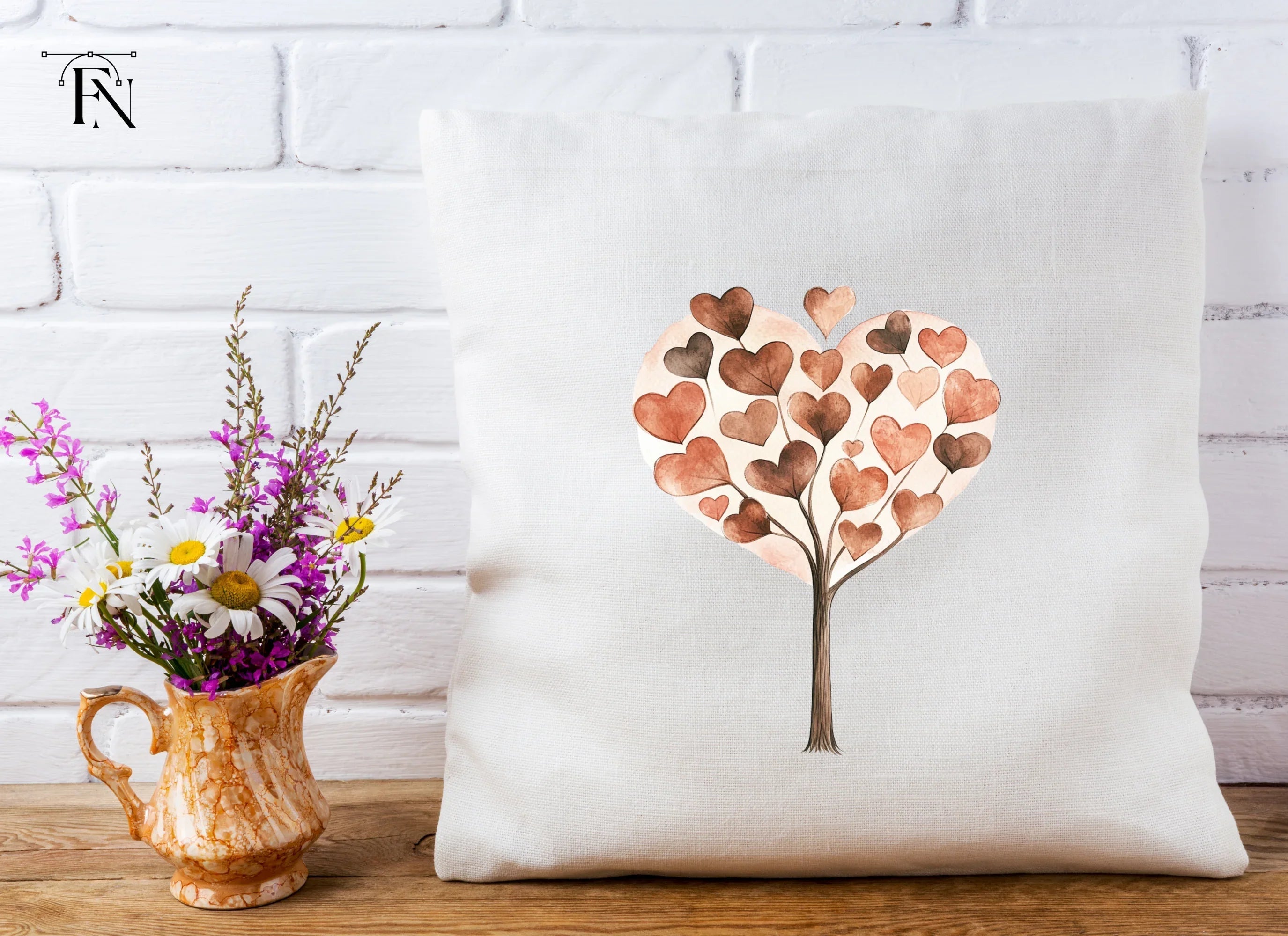 Heart Tree Clipart Bundle