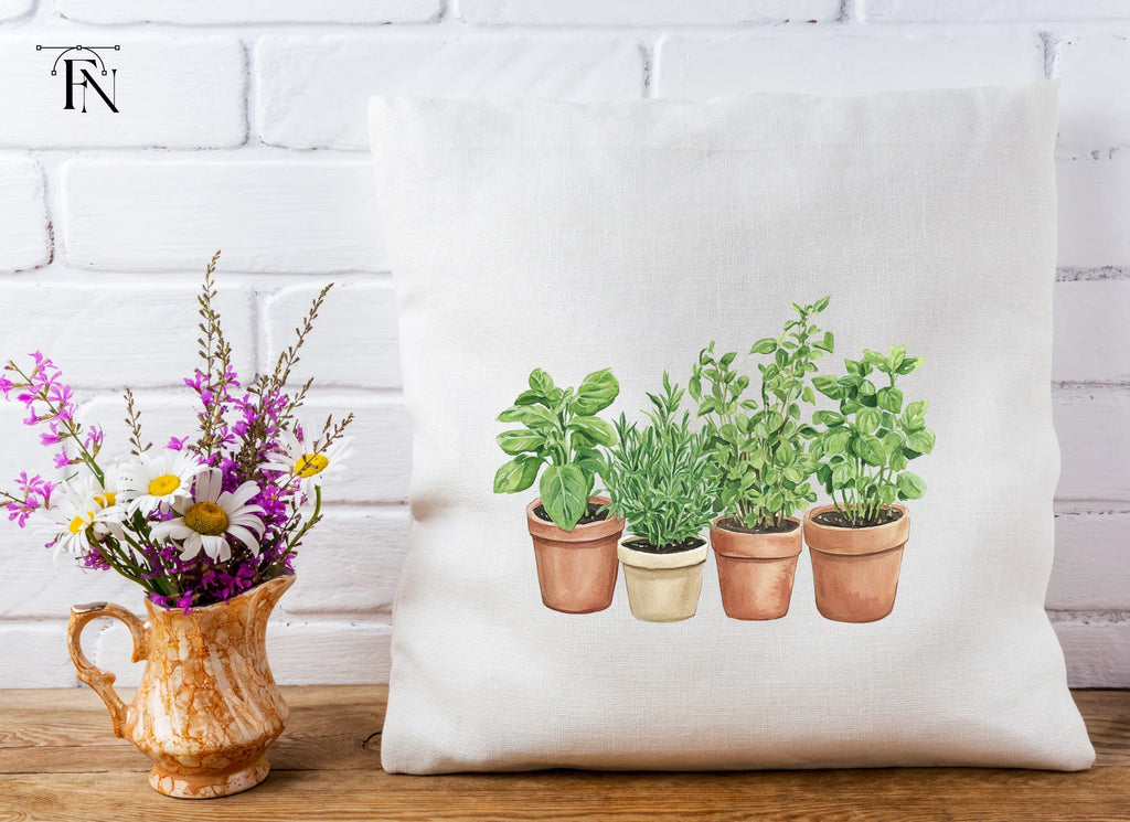 Potted Herb Garden Clipart Bundle