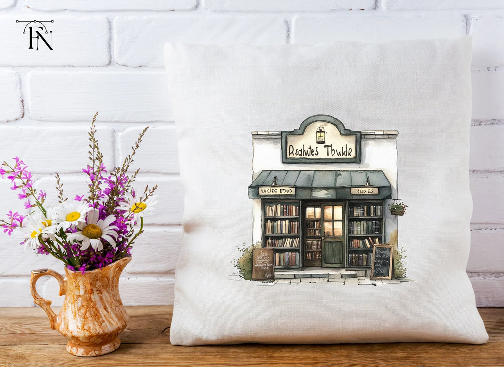Vintage Bookshop Fronts Clipart Bundle