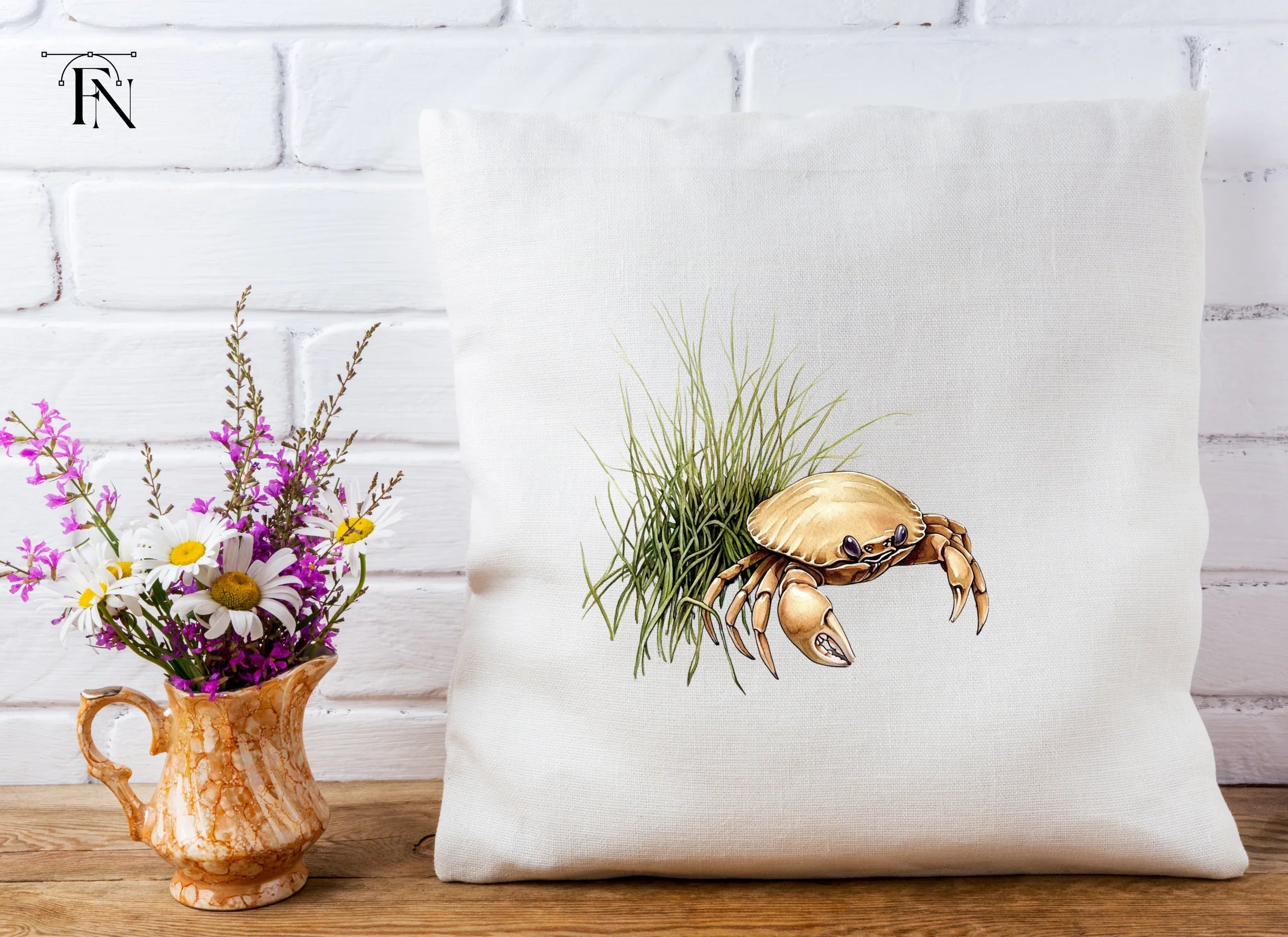 Crabs and Seaweed Clipart Bundle