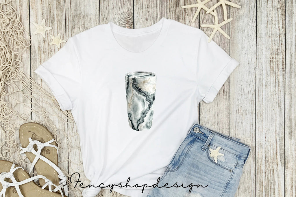 Marble Tumbler Clipart Bundle
