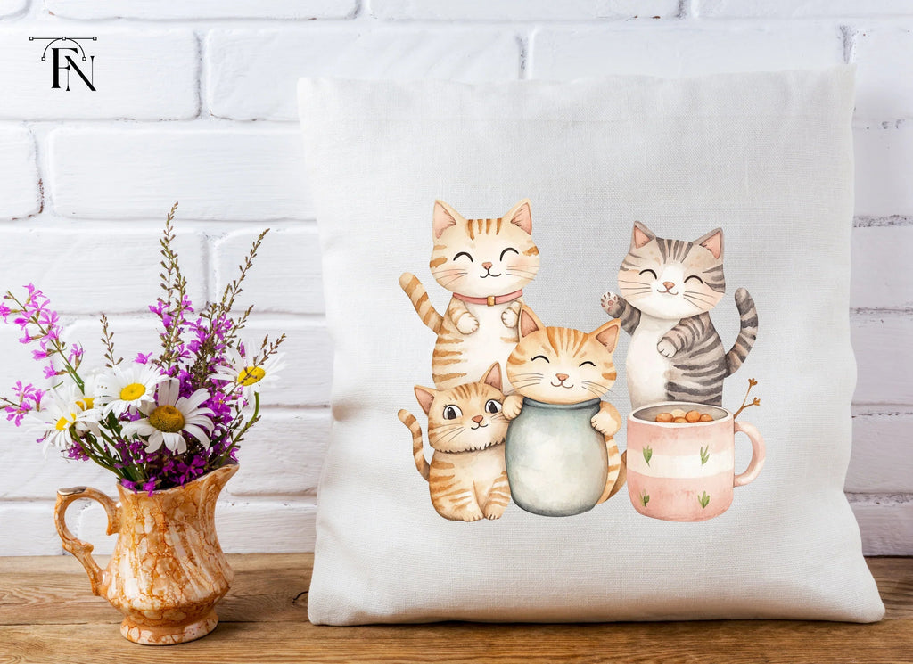 Cute Cat Clipart Bundle
