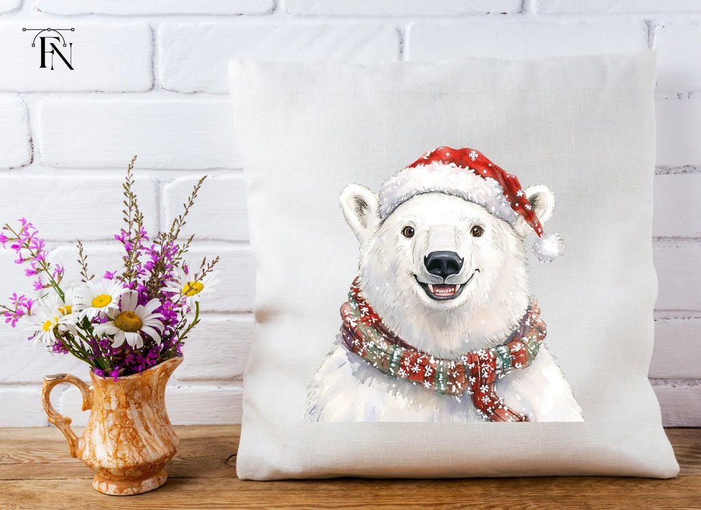 Christmas Polar Bear Clipart Bundle