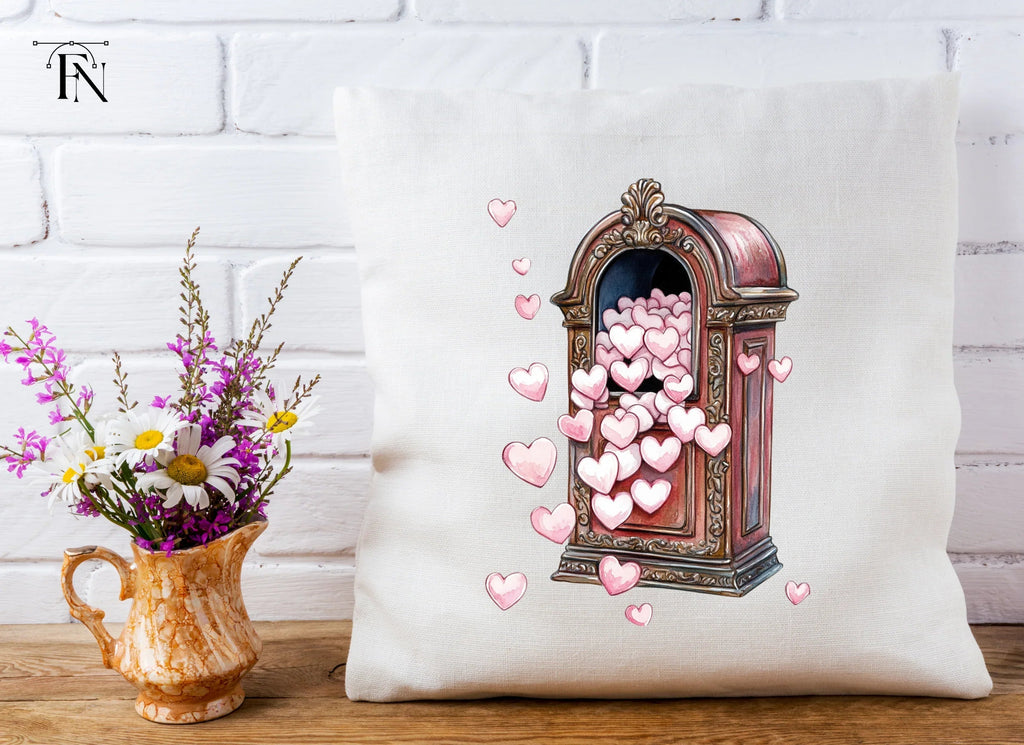 Vintage Heart Box Clipart Bundle