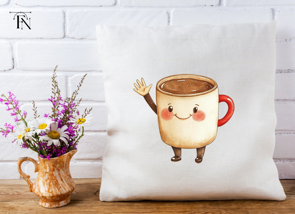 Waving Mug Clipart Bundle