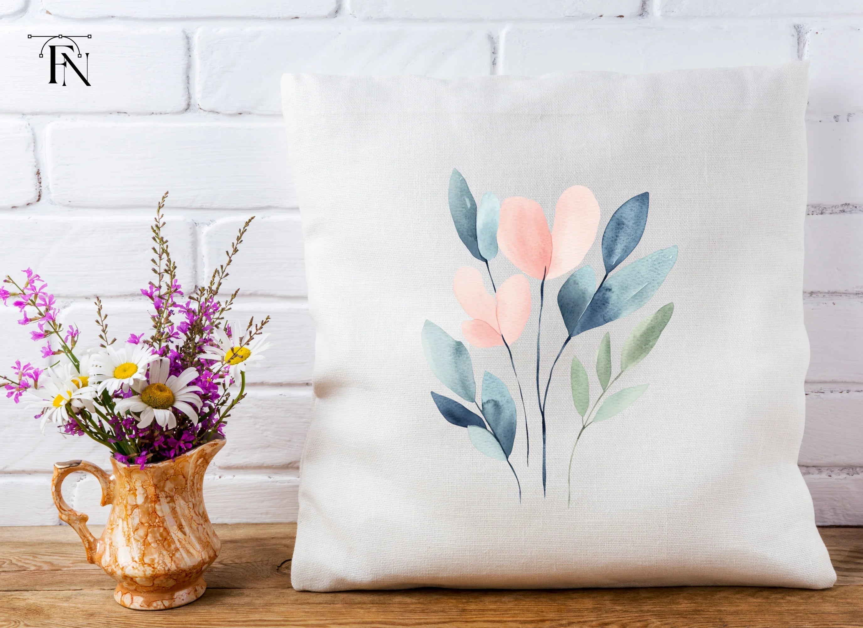 Abstract Floral Clipart Bundle