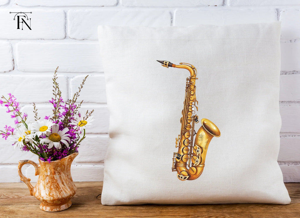 Vintage Saxophone Musical Instrument Clipart Bundle