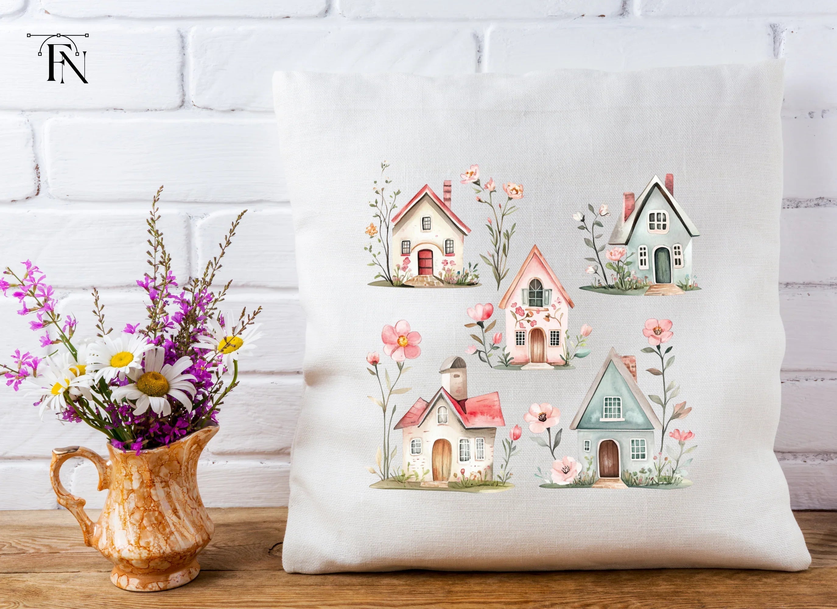 Charming Cottage Clipart Bundle