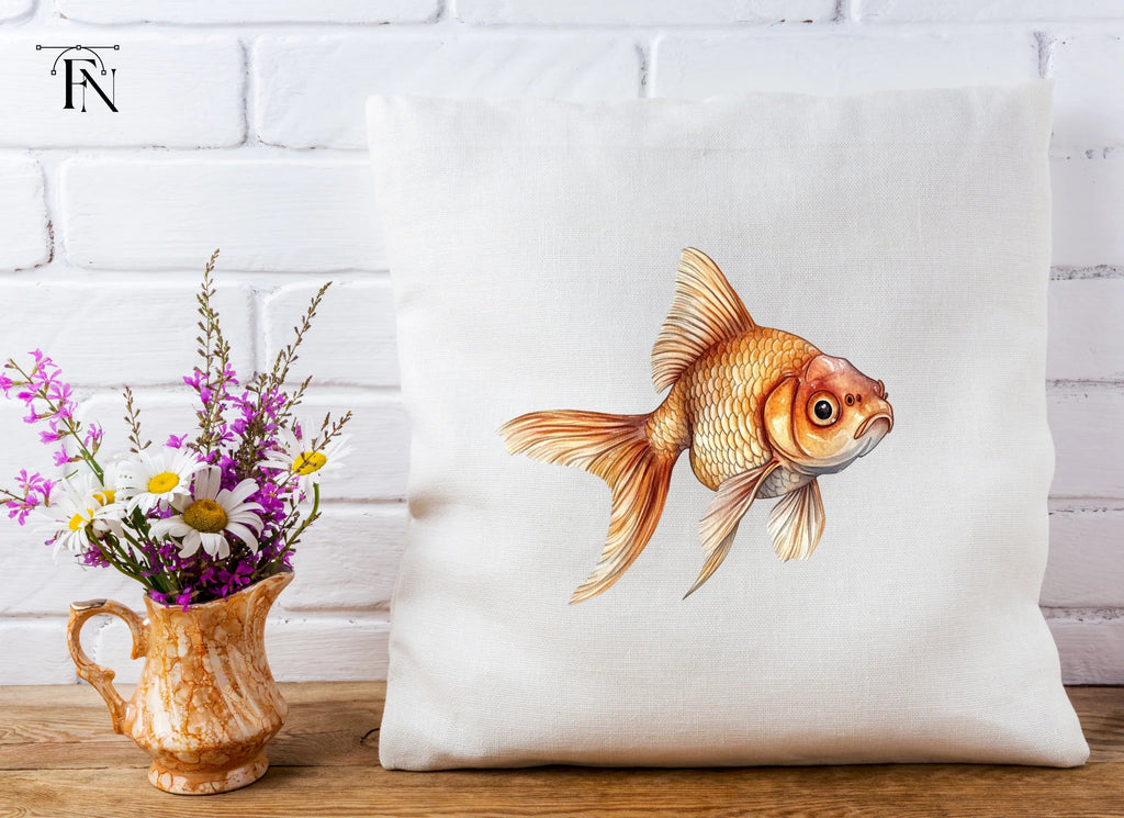 Golden Fish Clipart Bundle