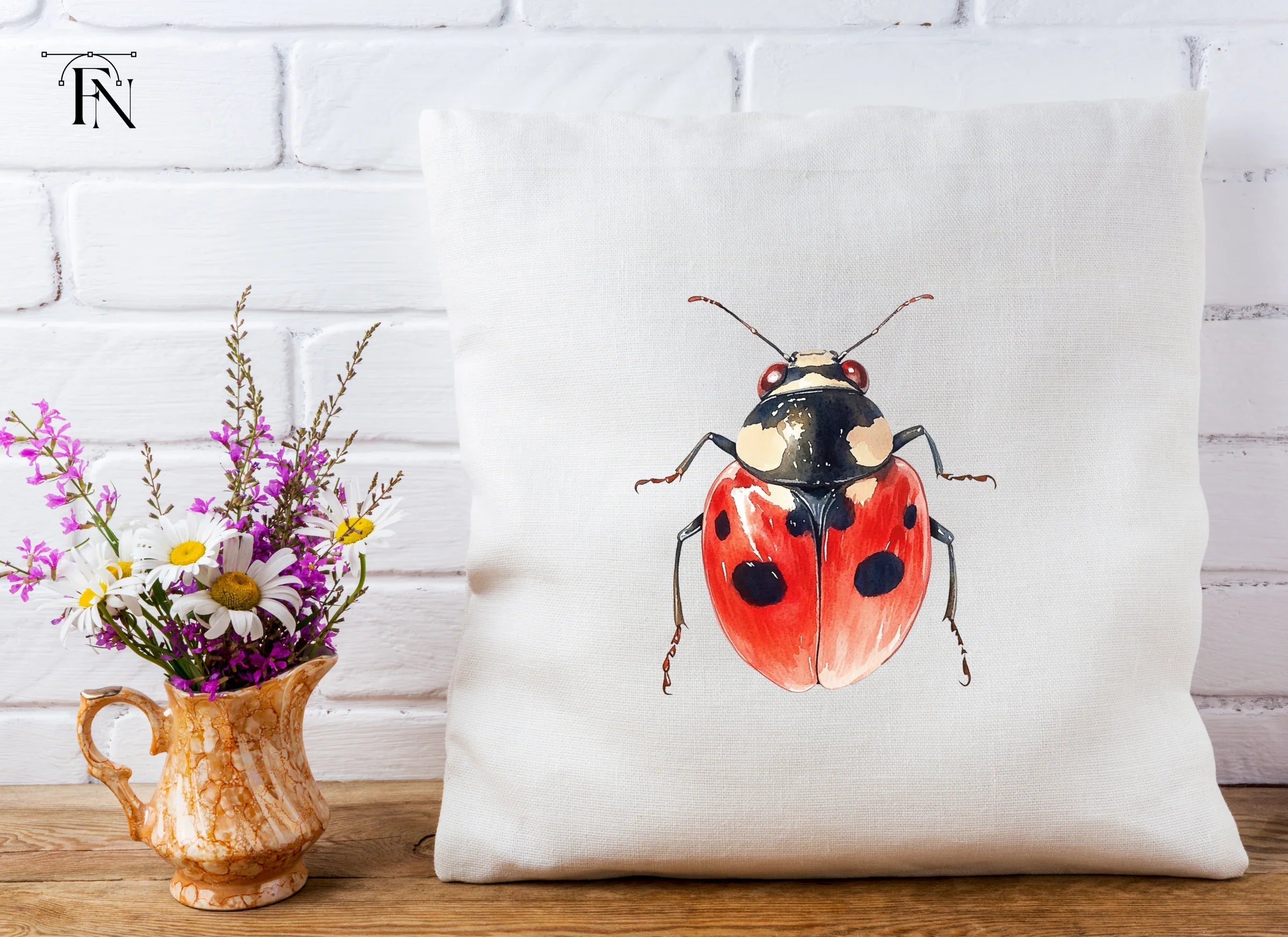 Cute Ladybug Clipart Bundle
