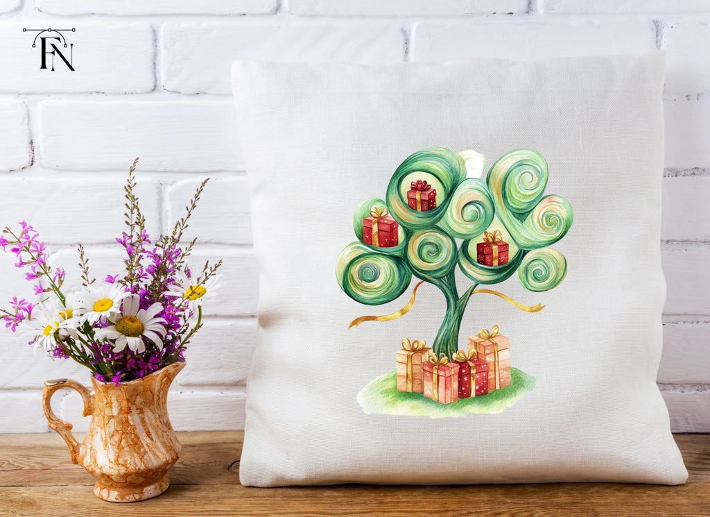 Whimsical Gift Tree Clipart Bundle