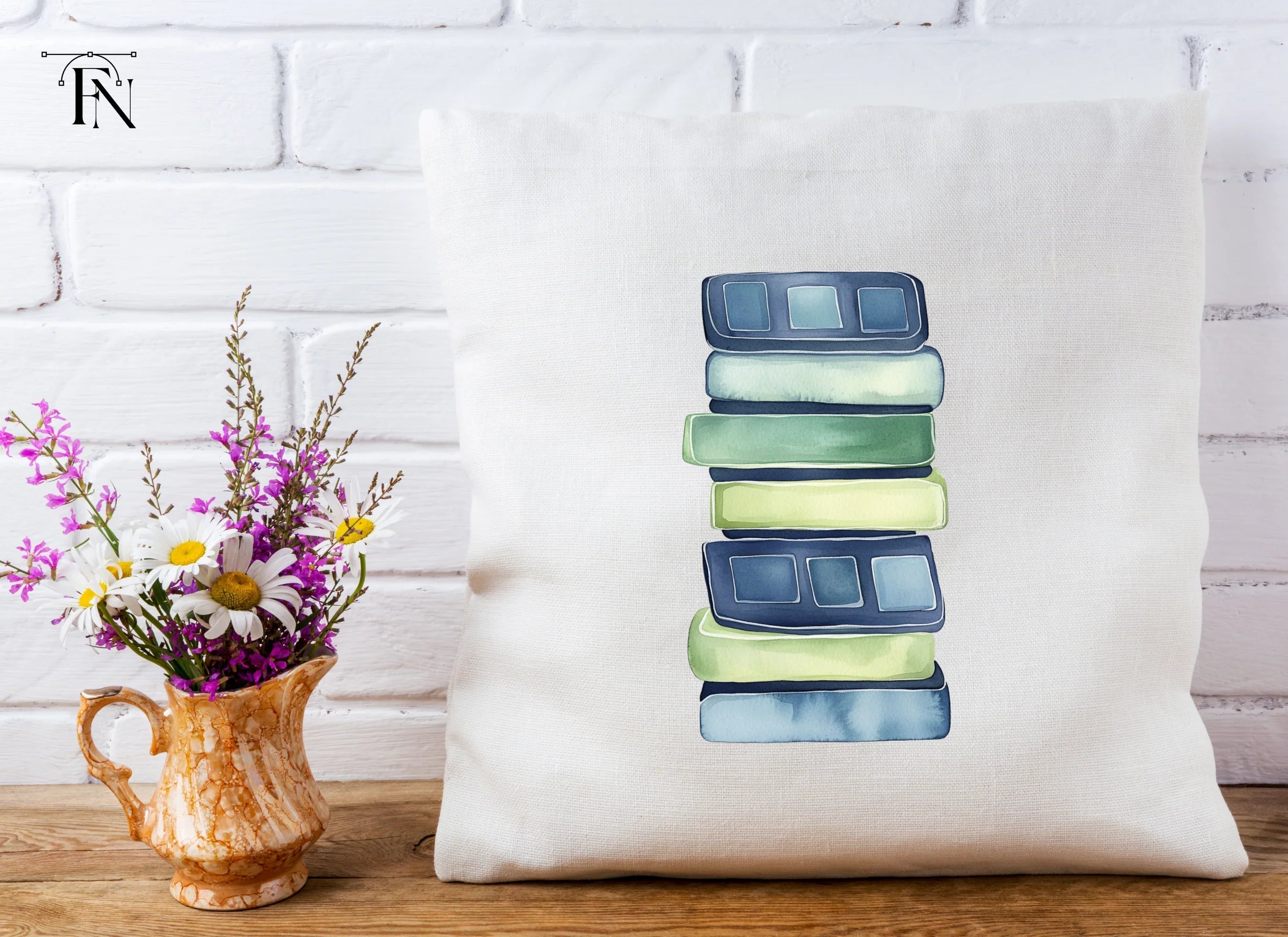 Stacked Pillows Clipart Bundle