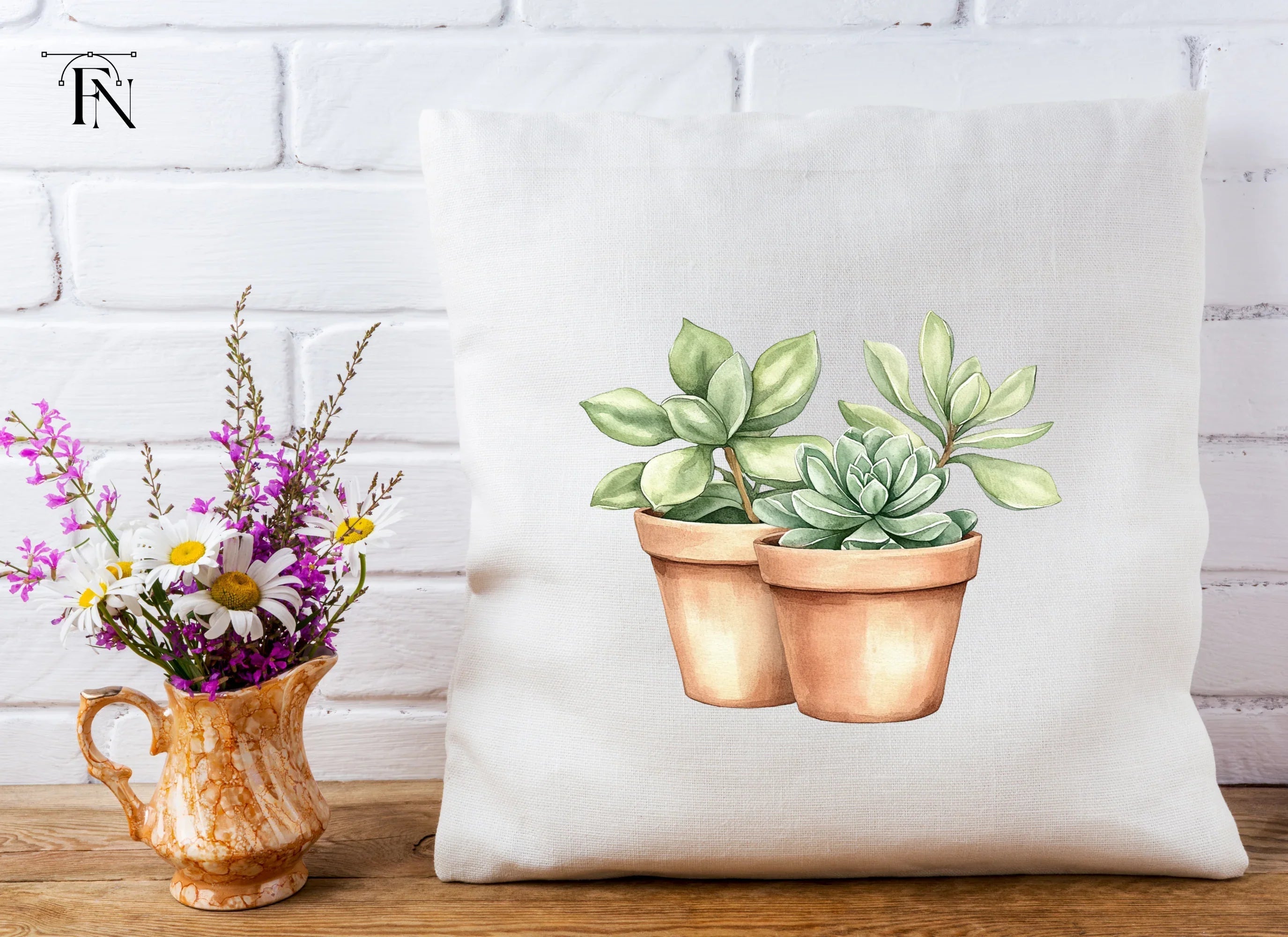 Succulent Plants Clipart Bundle
