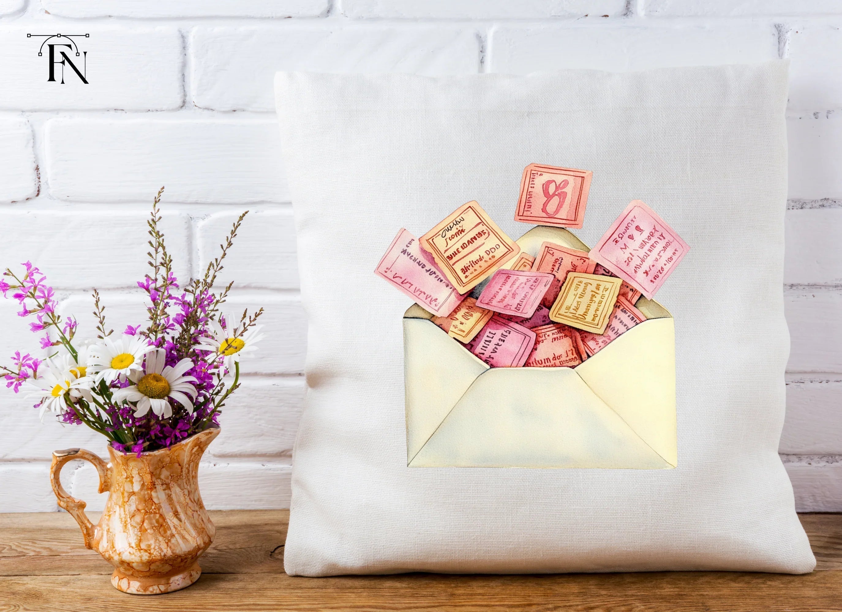 Valentine Love Letter Clipart Bundle