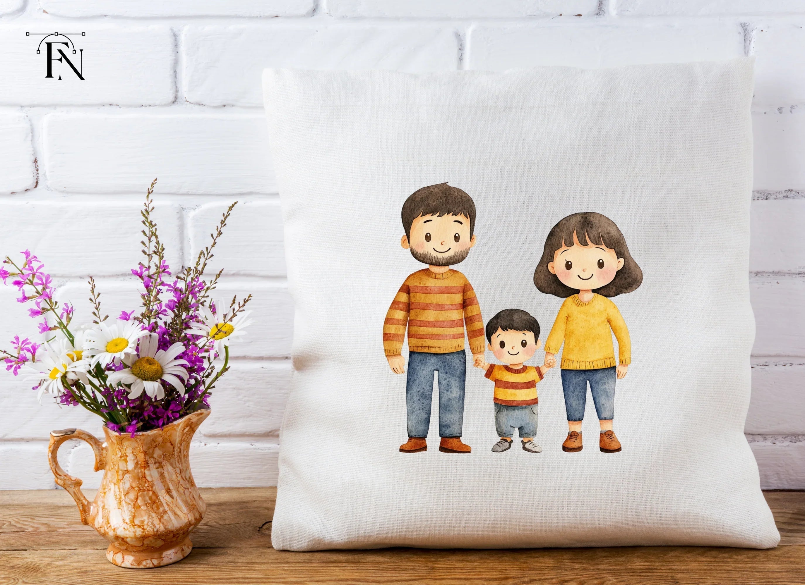 Family of Three Clipart Bundle