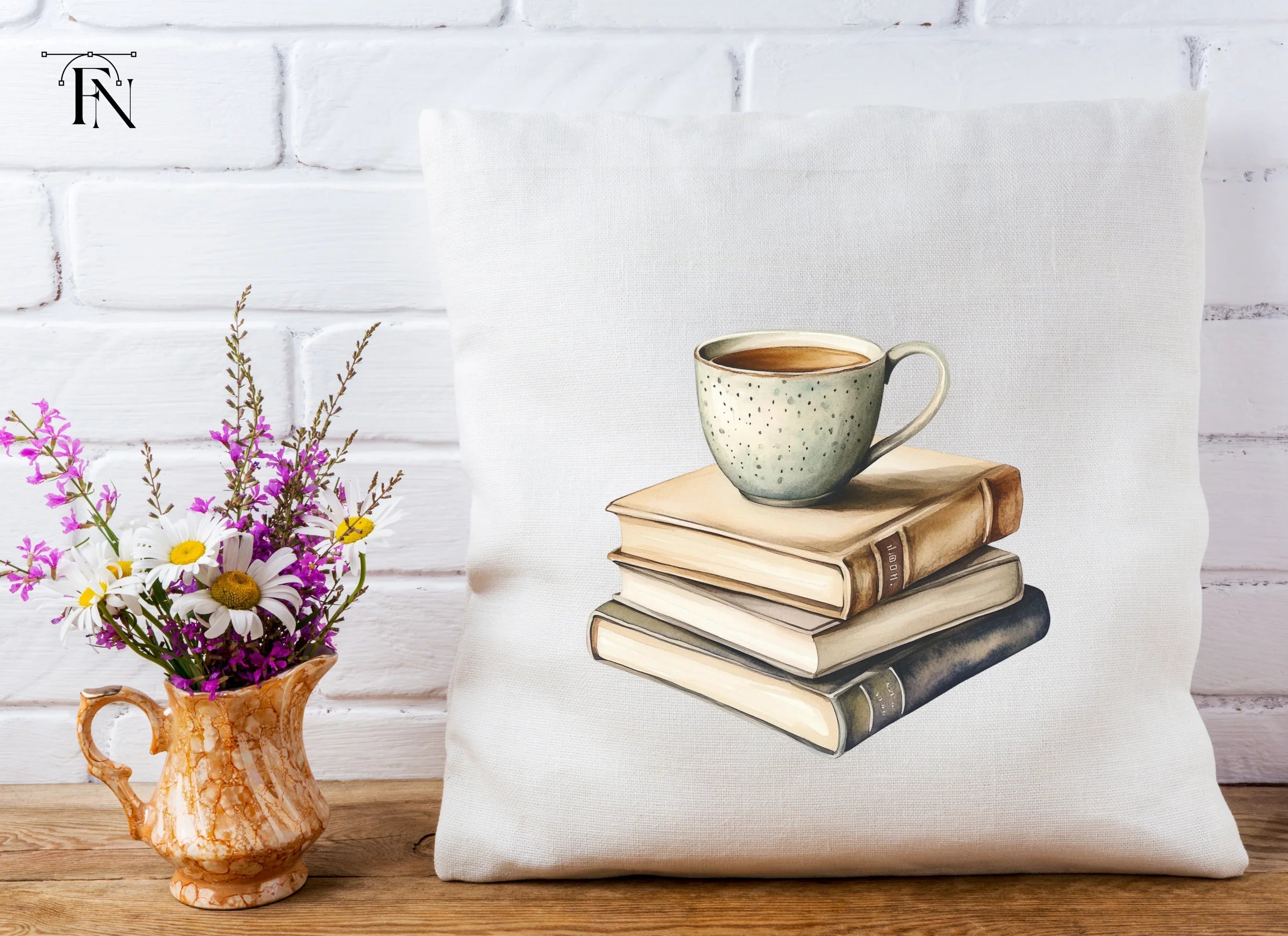 Books and Tea Clipart Bundle