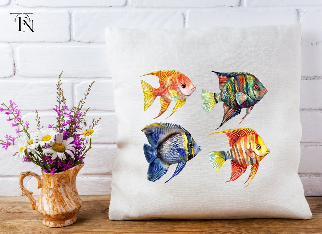 Vibrant Tropical Fish Clipart Bundle