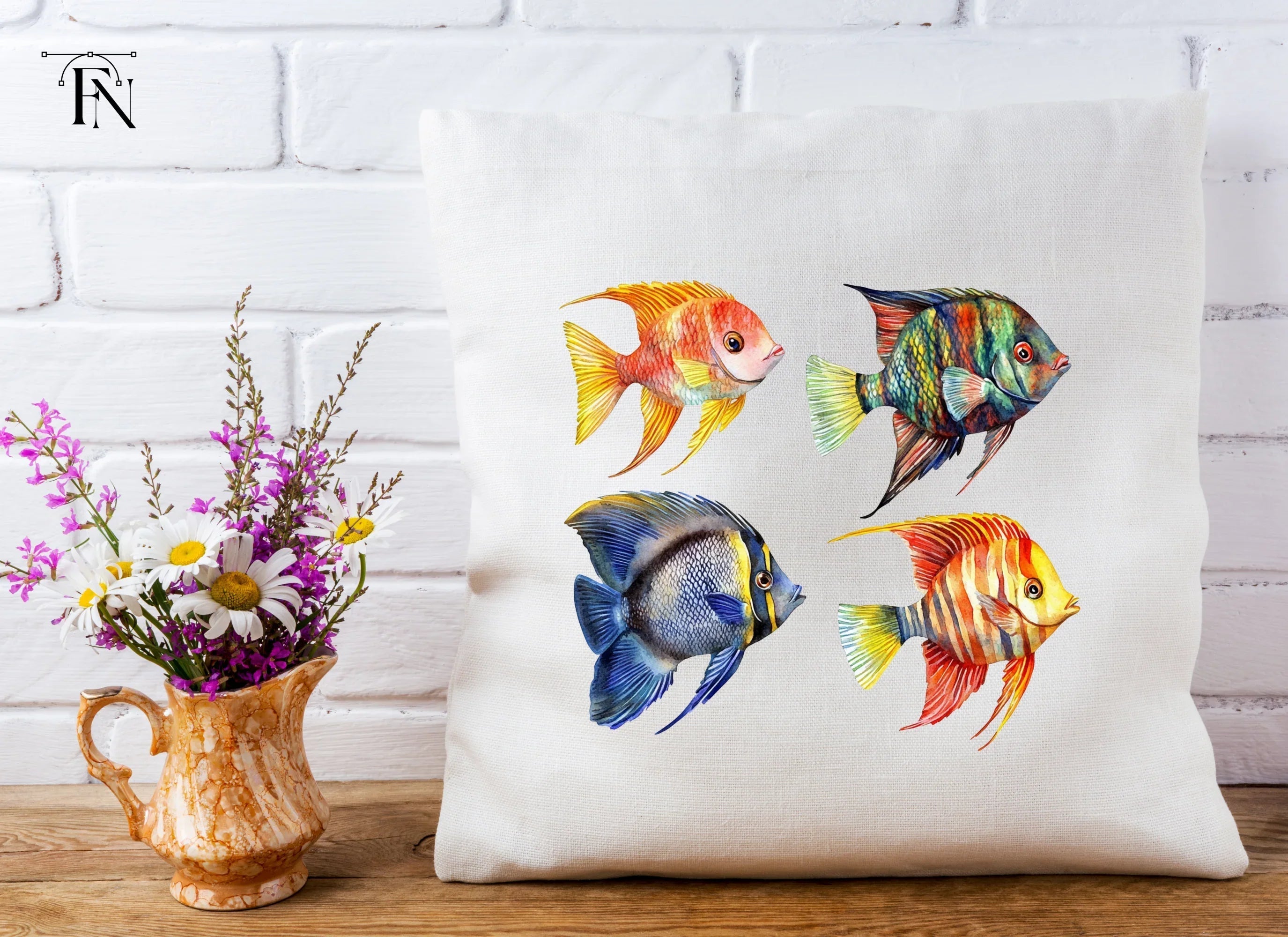 Vibrant Tropical Fish Clipart Bundle