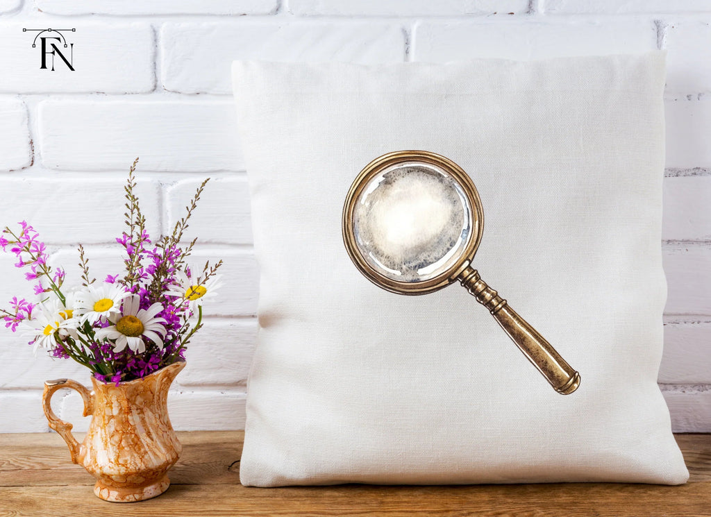 Vintage Magnifying Glass Clipart Bundle