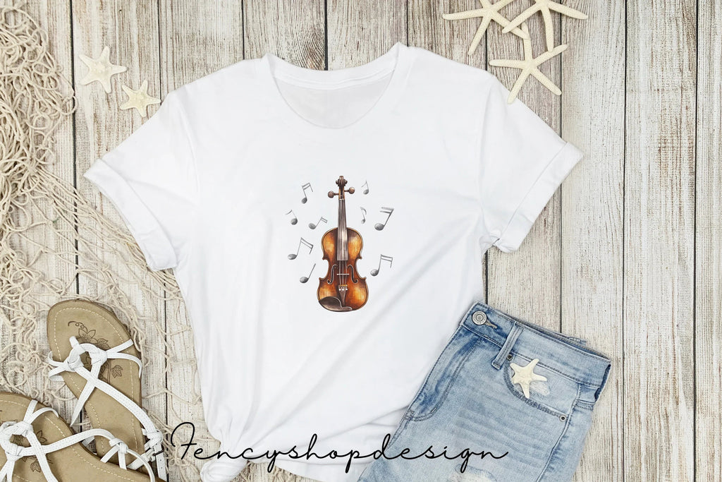 Violin Music Notes Clipart Bundle