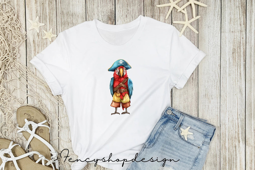 Vibrant Macaw Parrot Clipart Bundle
