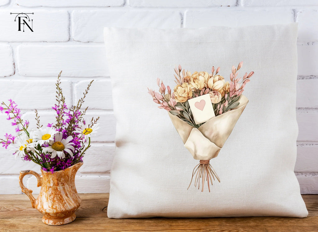 Boho Floral Bouquets Clipart Bundle